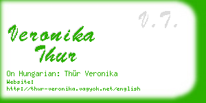 veronika thur business card